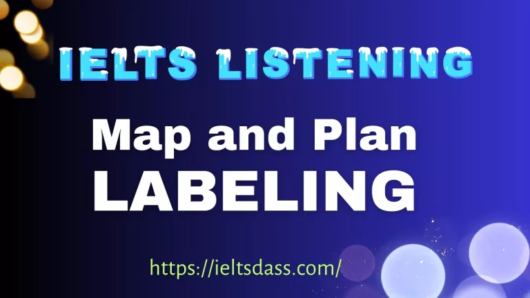 IELTS Listening Map and Plan Labeling