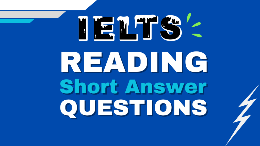Reading Short Answer Questions